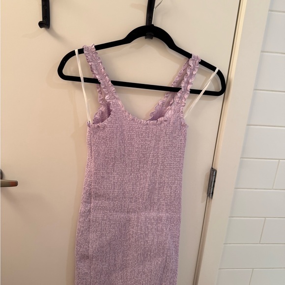 Alexander Wang Lavender Ruffled Top - Picture 3 of 4